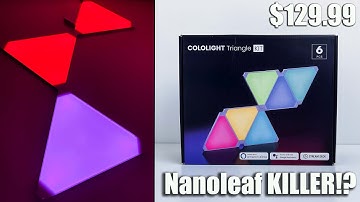 Nanoleaf KILLER!? | NEW Cololight Triangle Unboxing Setup Review