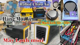 Hàng mới về - Máy lạnh sách tay nhật - quạt công nghiệp bãi - robot hút lau châu âu xuất nhật mới