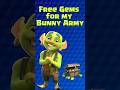 Free Gems for my Bunny Army #clashofclans #cocshorts