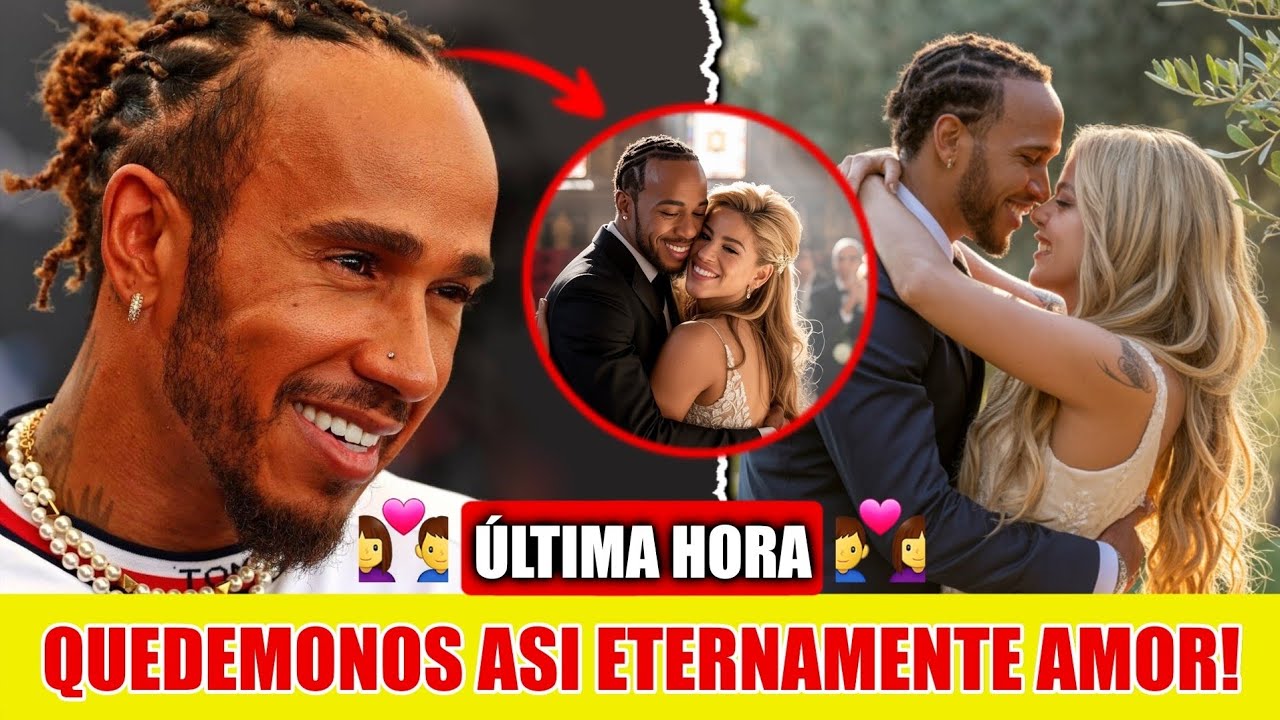 Lewis Hamilton ABRAZA a Shakira demostrando su amor ETERNO durante su BODA en ITALIA