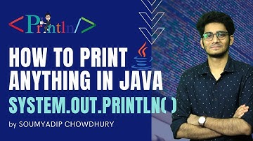 #0.5 Print Hello World in Java - System.out.println() | Println