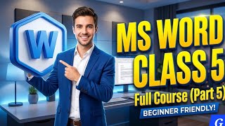 Ms word class part-5 