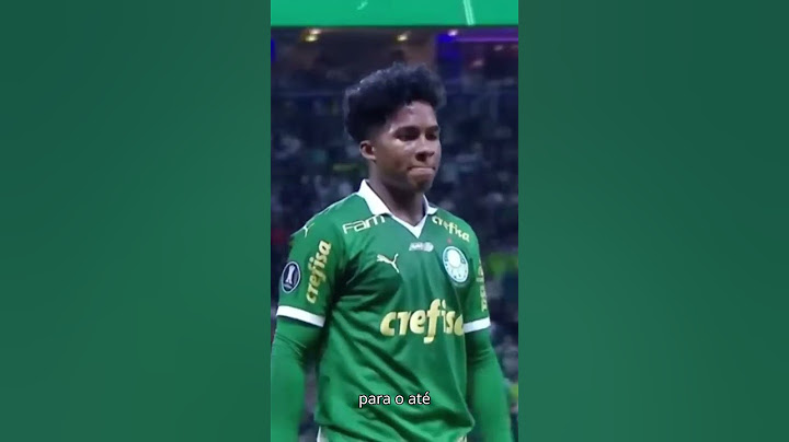 Despedida de Endrick no Palmeiras no jogo entre Palmeiras 0-0  e San Lorenzo.
