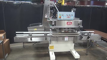 Kaps All Model A6 Automatic Inline 3 Station 6 Spindle Capper