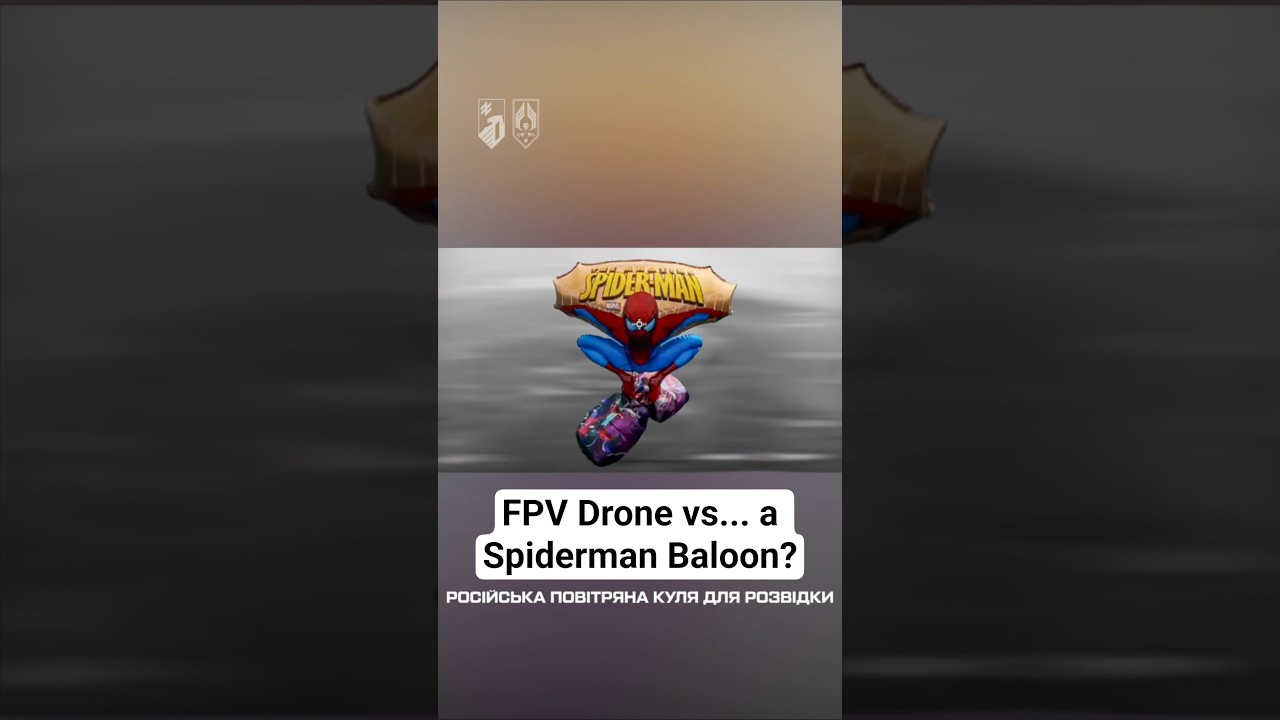 FPV Drone vs... a Spiderman Baloon?