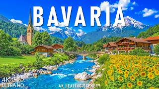 Bavaria 4K 🇩🇪 Fairytale Castles, Alpine Peaks & Verdant Valleys 🏰 Soothing Music