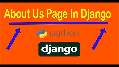 How to Create Beautiful About Us page in Django