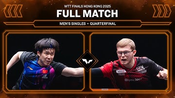 FULL MATCH | Wang Chuqin vs Alexis Lebrun | MS QF | #WTTHongKong 2025