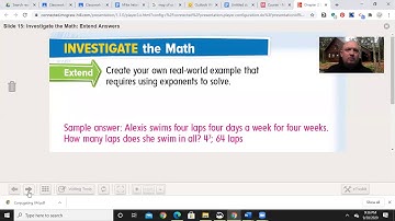 Grade 5 My Math Chapter 2, Lesson 3: Powers and Exponents