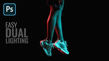 Dual Lighting Effect in Photoshop | Photoshop Tutorial (Easy)