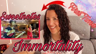 First Time Reacting to Sweetnotes | Immortality Live | That Was Amazing ! 🤯❤️