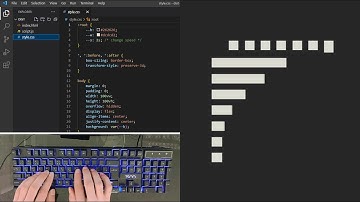 ASMR Programming - Bar Loader Animation using Html CSS - No Talking