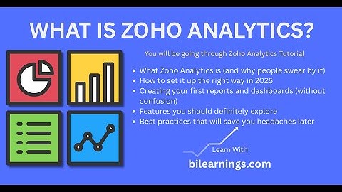 Zoho Analytics Tutorial 2025 | Step-by-Step Setup, Dashboards & Best Practices for Beginners