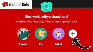 How To Create Multiple Youtube Kids Account In Phone | Youtube Kids Profile Setup
