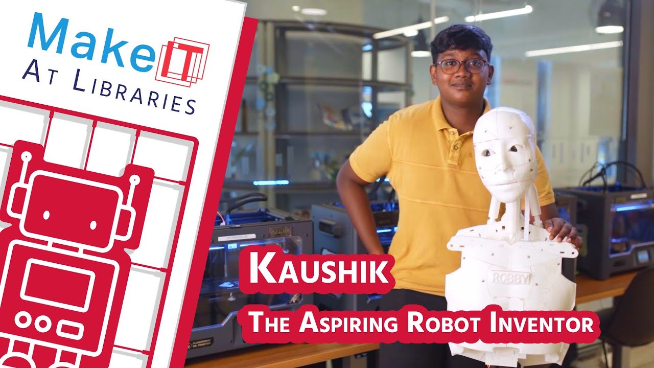 Kaushik, The Aspiring Robot Inventor | Makers Next Door - YouTube