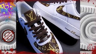 Custom Air force 1 Louis Vuitton