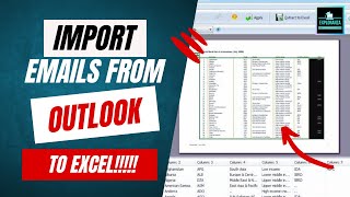 How to Import Emails from Outlook to Excel - Connect Outlook to Excel | Exploranza