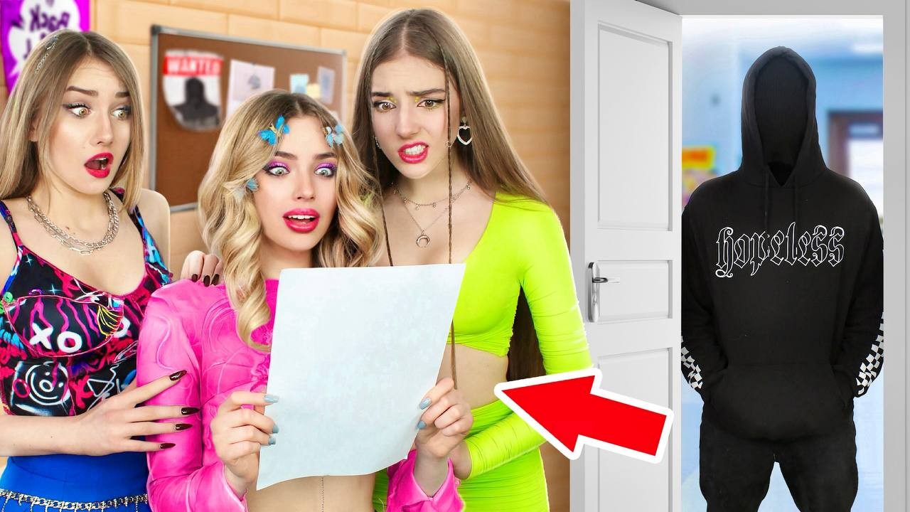 مطاردة ملكة المدرسة! معجب سري يراقبني