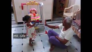 Little Girl Arguing With Her GrandFather || Funny Videos 2018 || MR.GRK