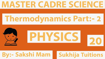 Thermodynamics part 2. Physics for Master Cadre. Class-20