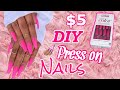 HOW TO MAKE $5 PRESS ON NAILS LOOK REAL | LAST 3 WEEKS ♡