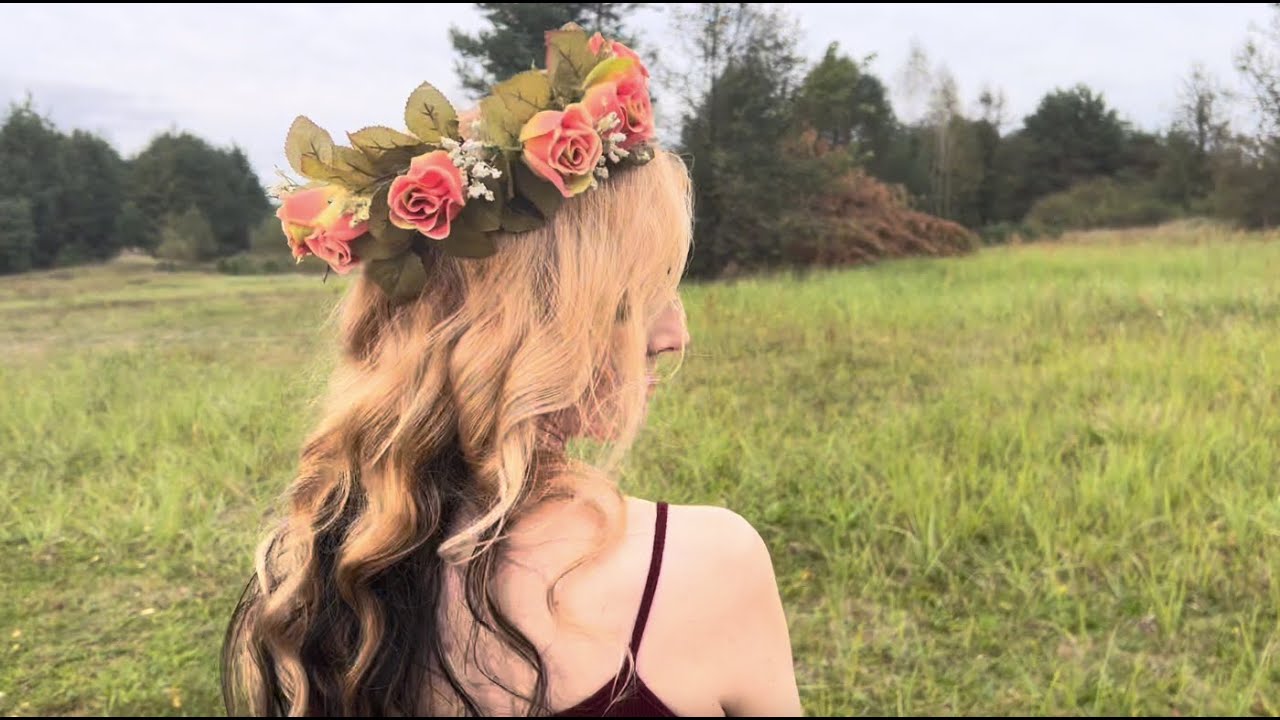 Jesienny akcent: wianek z róż i liści – tutorial i stylizacja w barwach jesieni🍂🌹