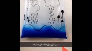 مفهوم دورة الماء من تنفيذ أ/منيفة الرويلي #روابي_الأندلس_التعليمية_الرياض