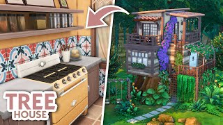 Jungle Treehouse Vacation Home // The Sims 4 Speed Build