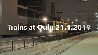 Trains at Oulu 21.1.2019 by DieselPowerFinland 250 views 5 years ago 5 minutes, 47 seconds