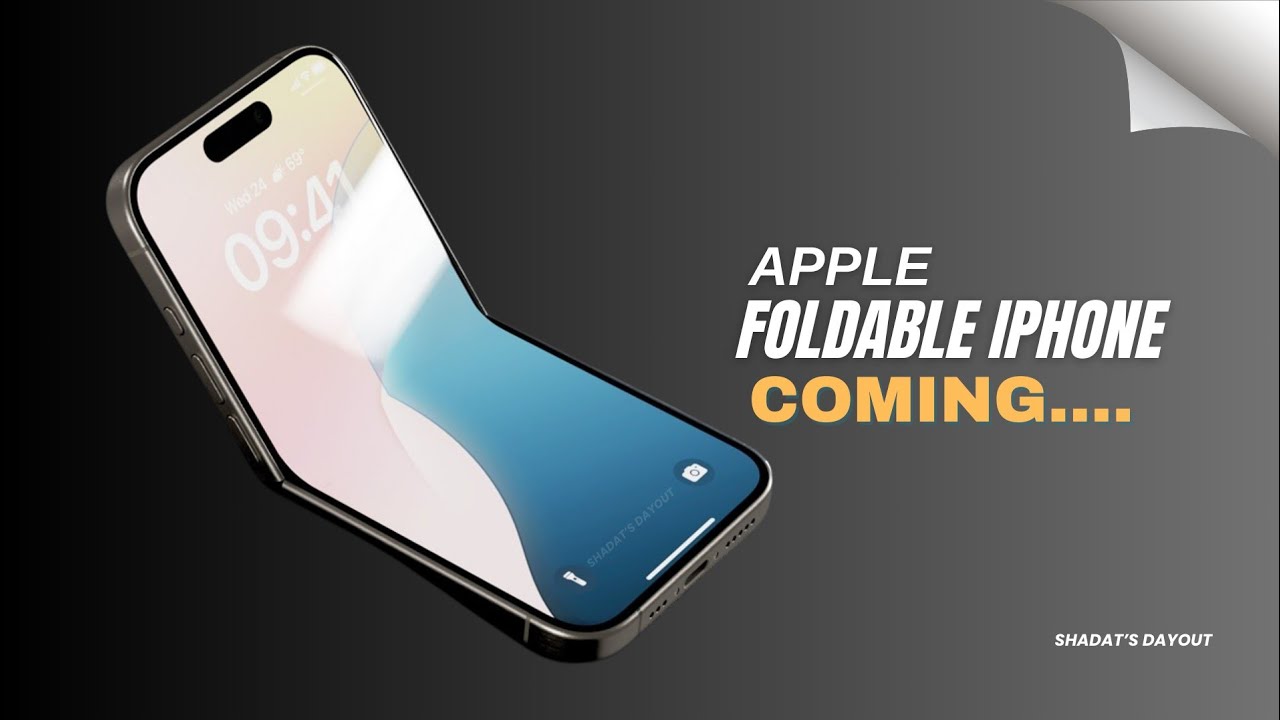 Iphone First Fillable Apple's First Foldable iPhone - They Did It! - YouTube