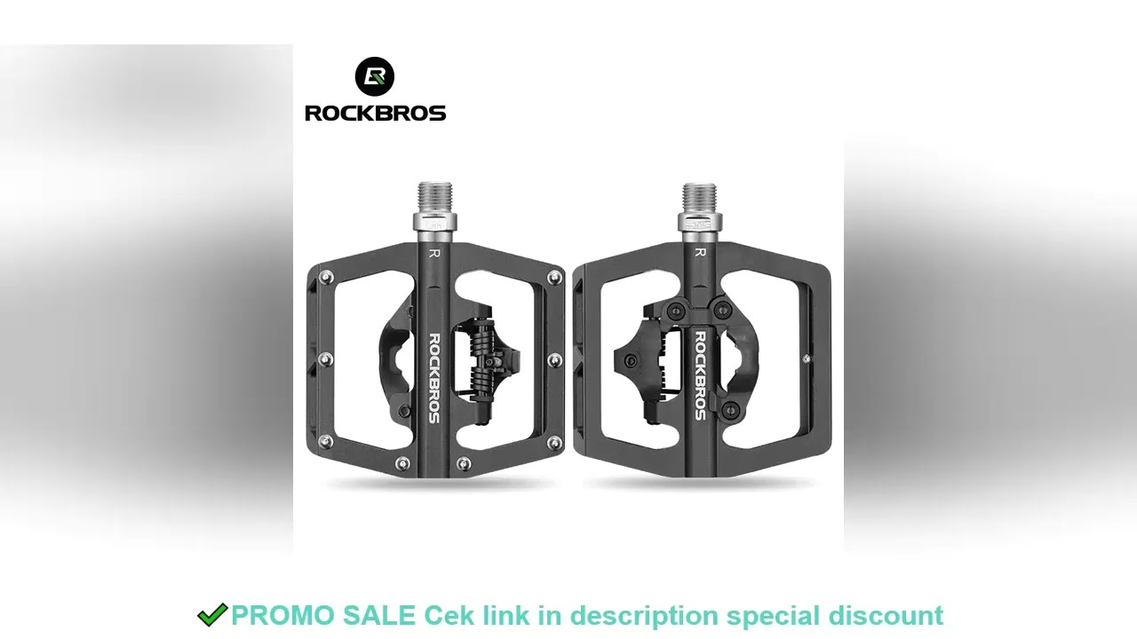 ROCKBROS MTB Bike Pedal SPD Self-Locking Bicycle Racing Pedales Structre Aluminum lock Pedals Sealed