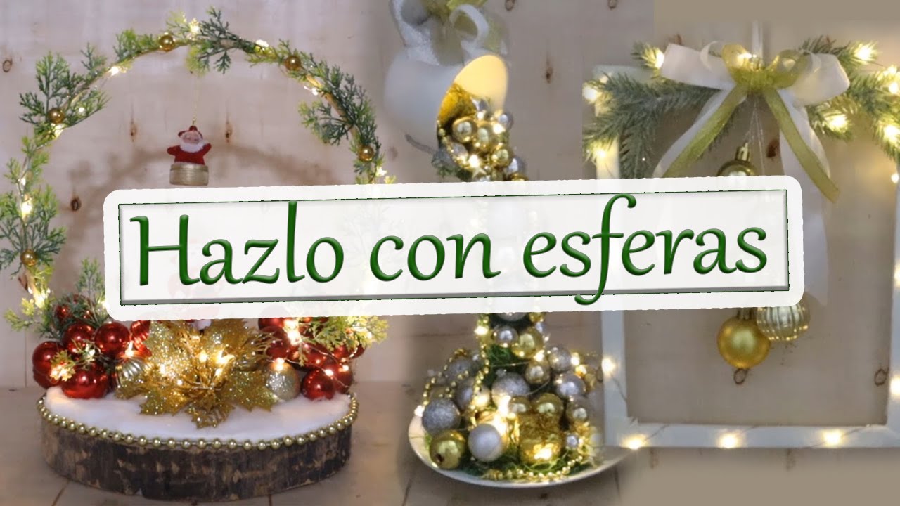 5 manualidades navideñas con bolas de Navidad que puedes hacer en casa