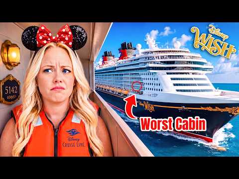 We Paid $4000 And Got THE WORST Cabin On The Disney Wish!