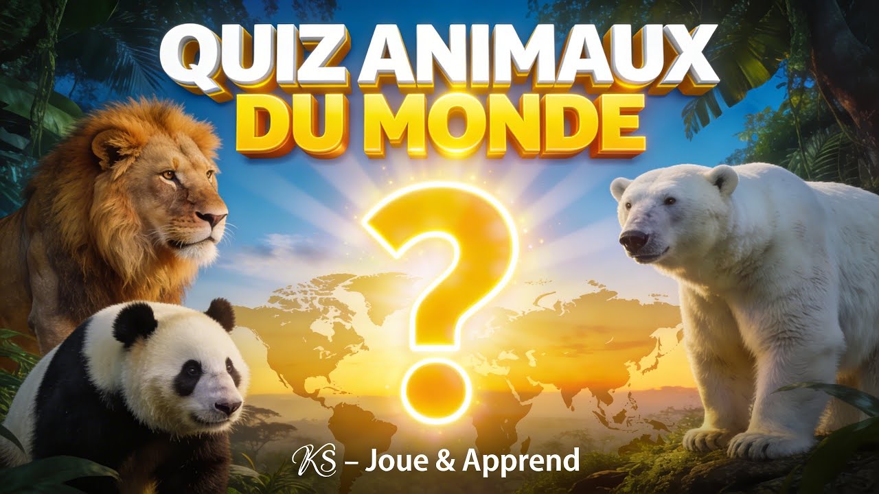 QUIZ ANIMAUX DU MONDE 🐾🌍 | 25 Questions pour tester ta culture !