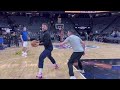 LUKA DONCIC (LISTED OUT ) GETTING UP SHOTS BEFORE TONIGHT GAME VS KINGS AT SACRAMENTO