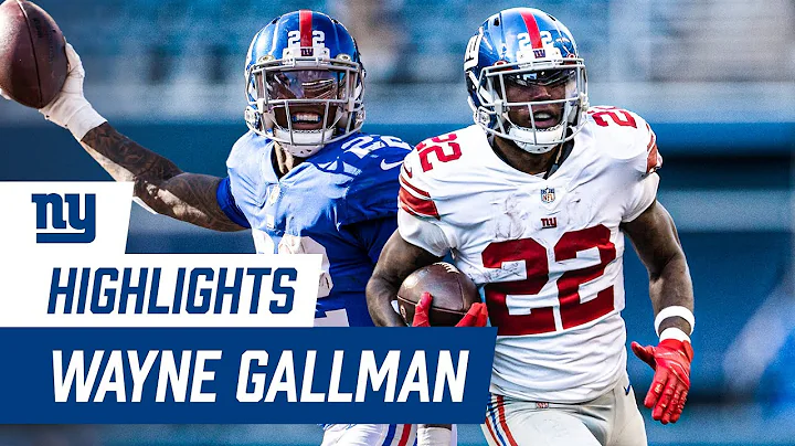 Wayne Gallman's 2020 FULL Season Highlights | New York Giants