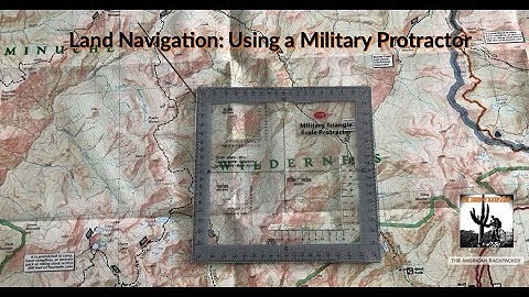 How to use a Military Protractor on a Map