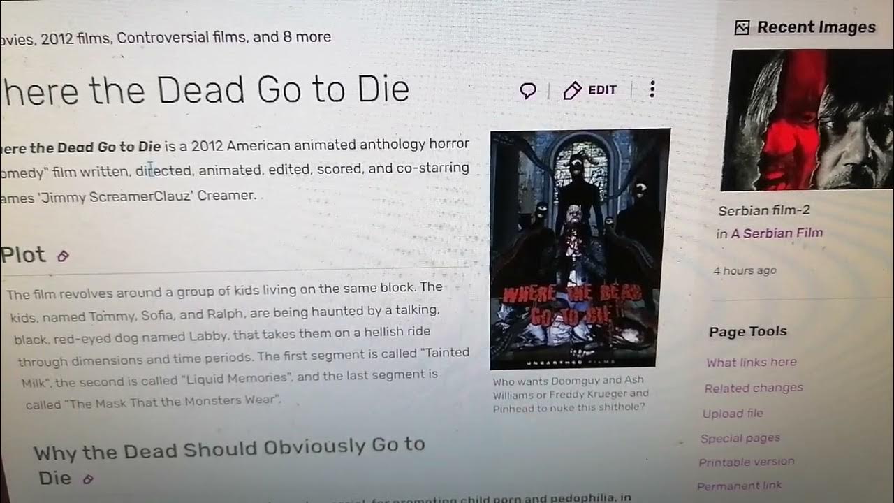 Where The Dead Go To Die Watch Online Free Where the Dead Go to Die is on We Bad Movies Wiki - YouTube