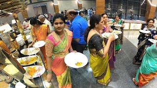 Lavish Indian Wedding Ceremony Food @ Hyderabad | Indian Marriage Food | Amazing Food Zone