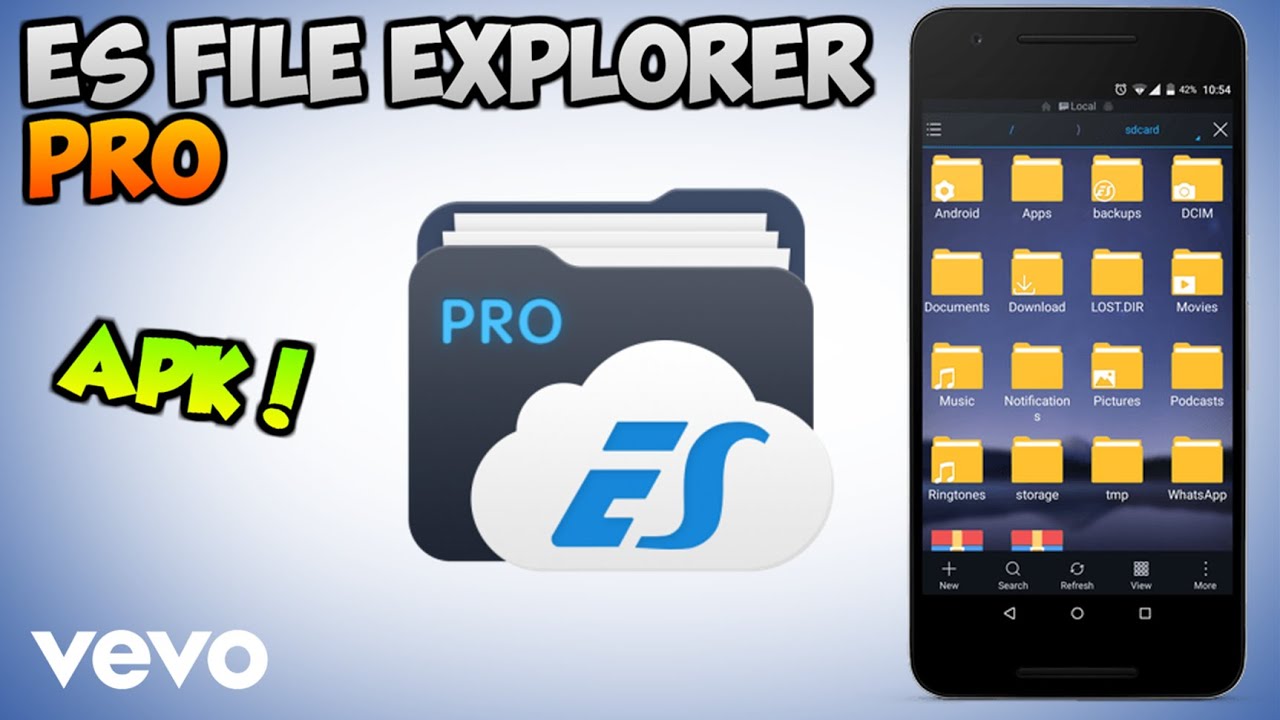 use es file explorer to download apk