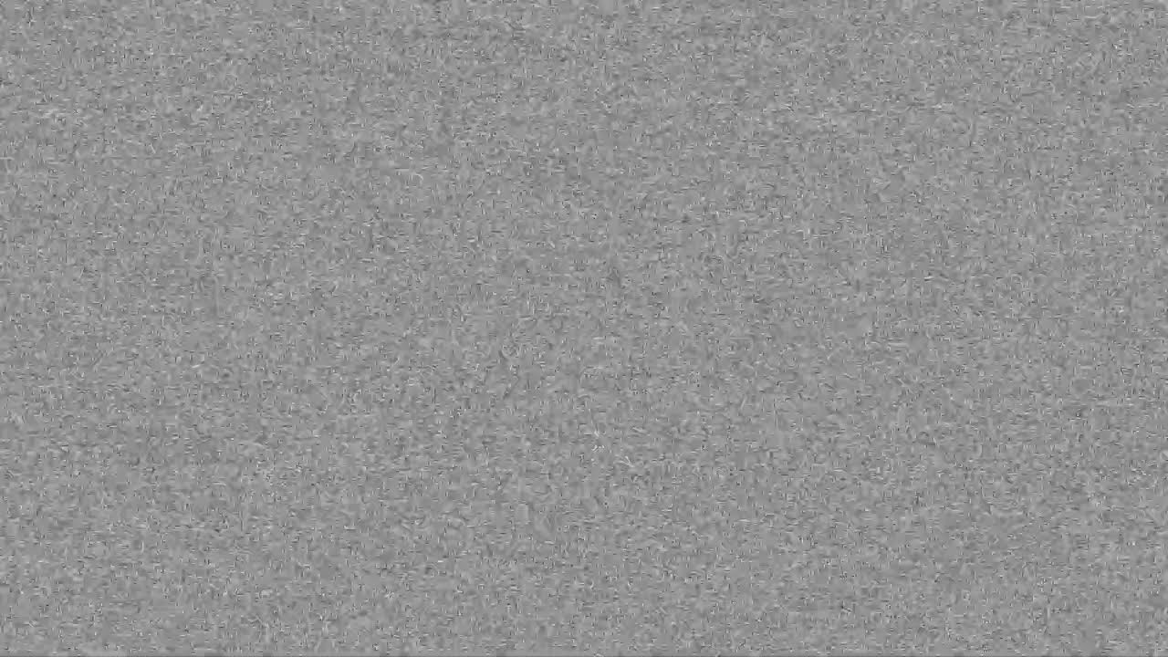 4K TV Static - Bad TV Signal - Distortion Noise - Royalty Free Footages