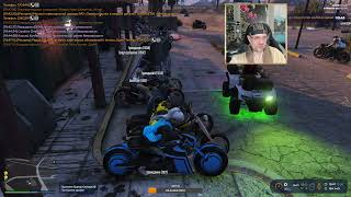 GTA5 RP Rainbow мотопробег по домашнему! ) №719