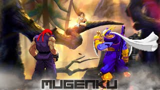 Vyn Evil Ryu vs Kenji. Red Earth vs Street Fighter Mugen Multiverse
