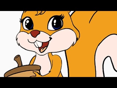 как нарисовать белочку пошагово/how to draw a squirrel step by step