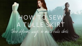 How to Sew a Tulle Skirt - Three different ways I use to make my Tulle Skirts. screenshot 5