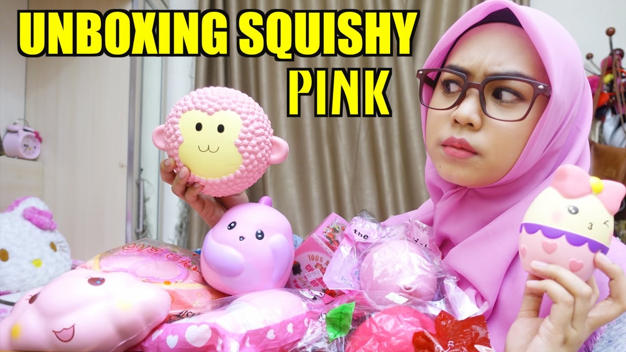 UNBOXING SQUISHY PINK Ria Ricis YouTube