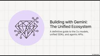 Building with Gemini: The Unified Ecosystem