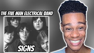 Five Man Electric Band - Signs | FIRST TIME REACTION