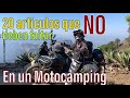 20 ARTICULOS PARA MOTOCAMPING