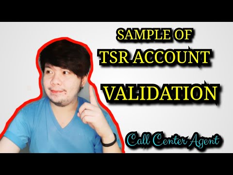 SAMPLE OF ACCOUNT VALIDATION FOR TECHNICAL ACCOUNTS.